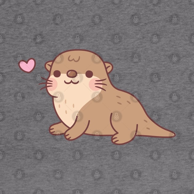 Cute Chubby Otter Doodle by rustydoodle